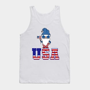 4th of july independent gnome Tank Top